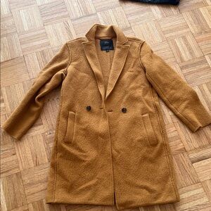 J. Crew Camel Wool Trench Coat
